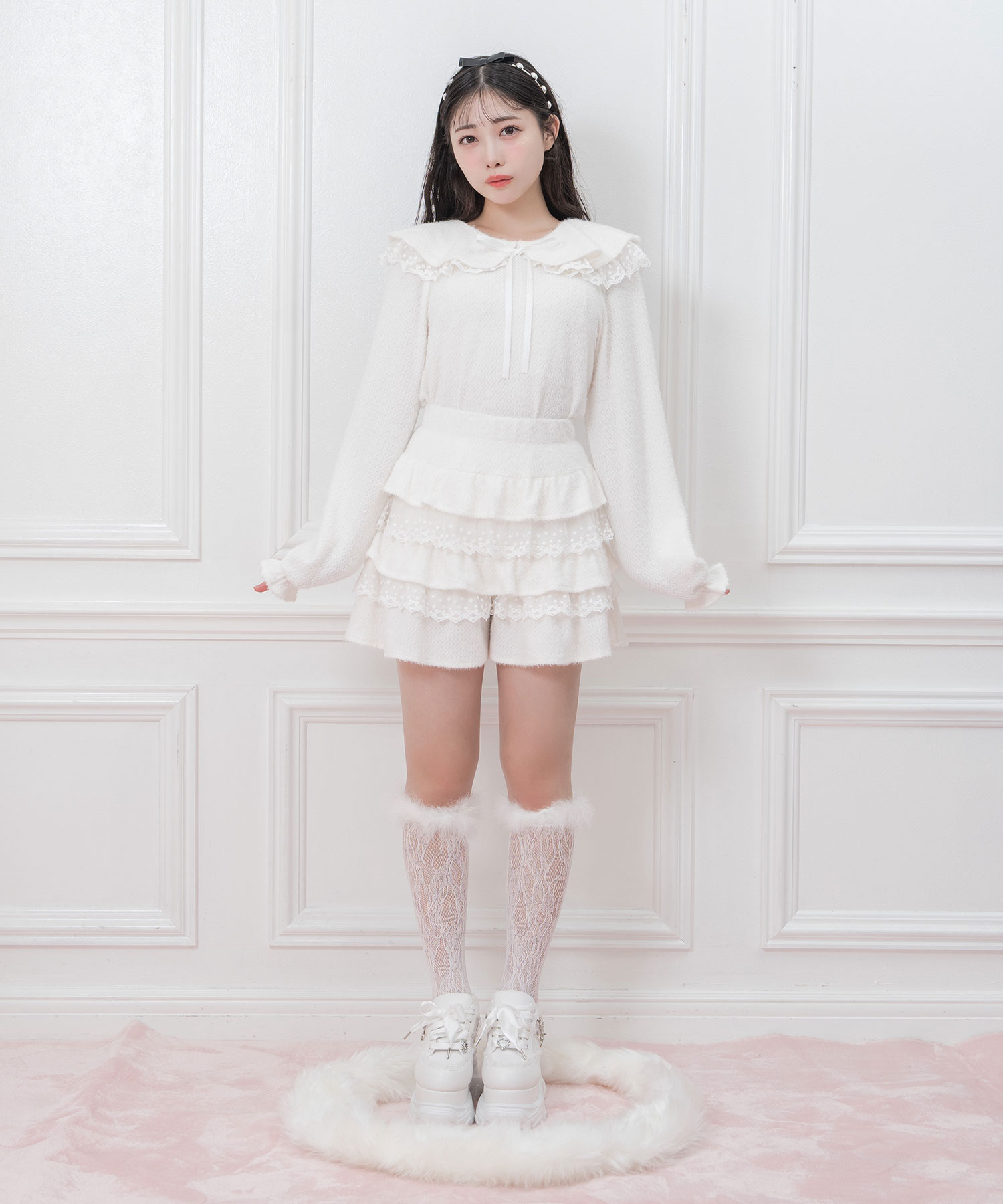 チュールレースリボントップス – BUNNY APARTMENT