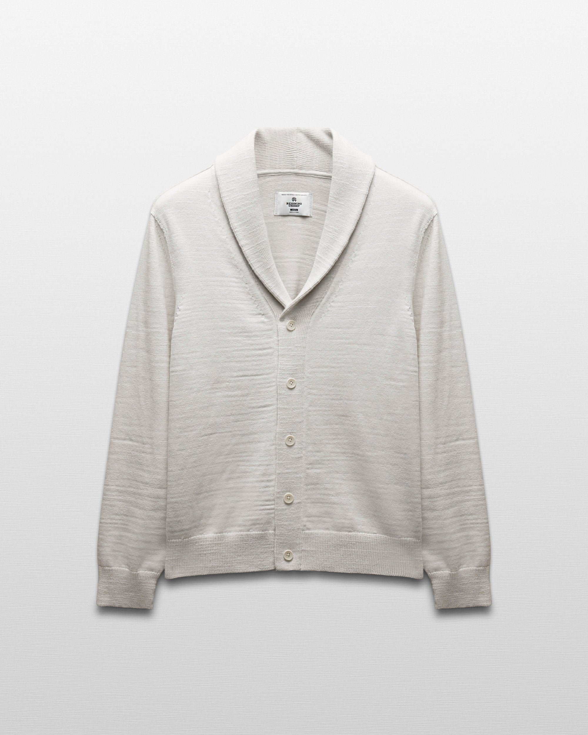Cotton Slub Laurel Shawl Cardigan | Reigning Champ