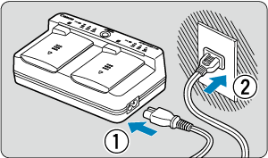 キヤノン：製品マニュアル｜EOS R3｜バッテリーを充電する