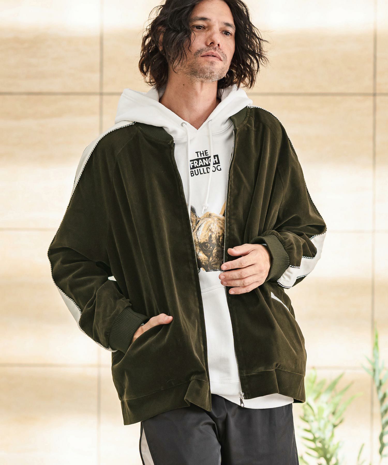 50%OFF【CAMBIO(カンビオ)】ベロアスカジャン(HLCM0174) | CAMBIO カンビオ