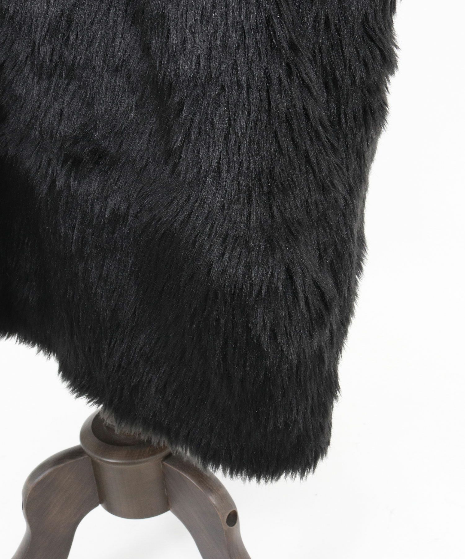 50%OFF【GLIMCLAP(グリムクラップ)】Faux fur buttonless hooded coat