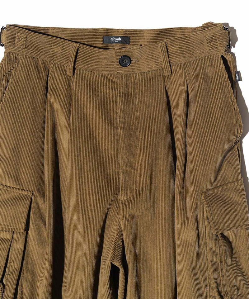 glamb(グラム)】Corduroy Deformed Pants コーデュロイディフォーム