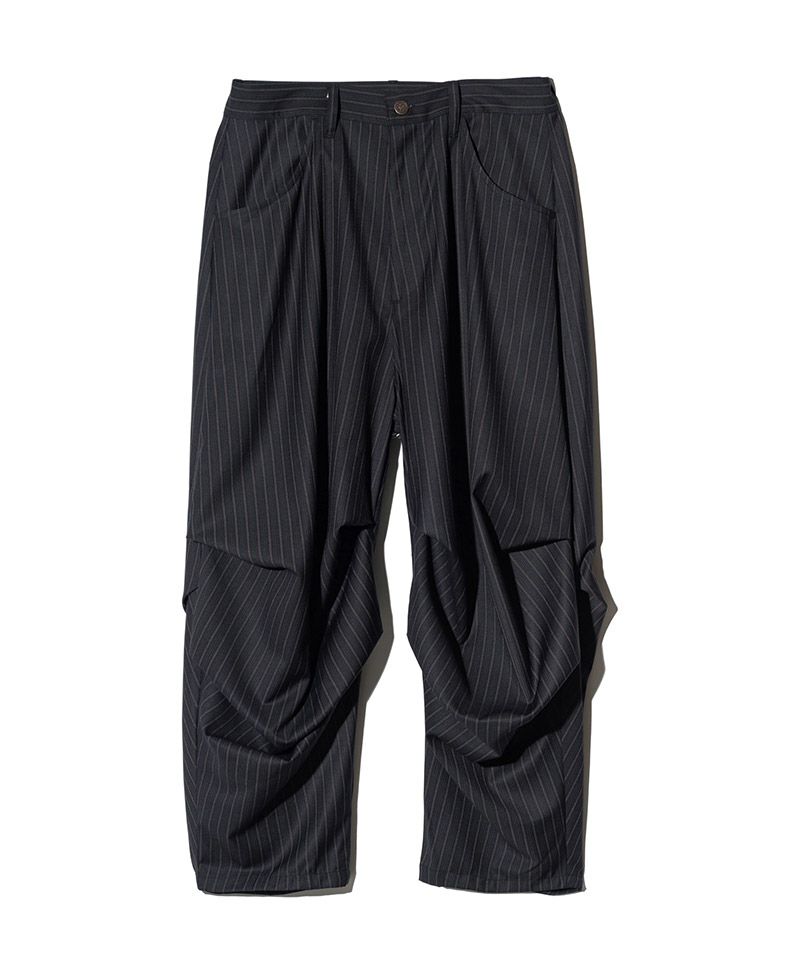 glamb(グラム)】Irregular Tuck Wide Slacks ファイブタックワイド