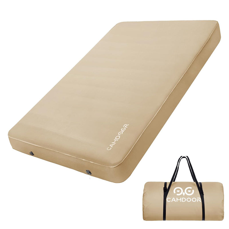 キャンプ用 インフレータブルマットダブル10cm、自動膨張 エアー