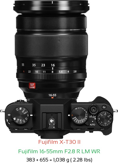 Fujifilm X-T30 II Camera and Fujifilm 16-55mm F2.8 Lens