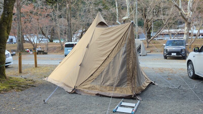 衝動買いしたサーカスTCコンフォート（レギュラー）を試し張りキャンプ