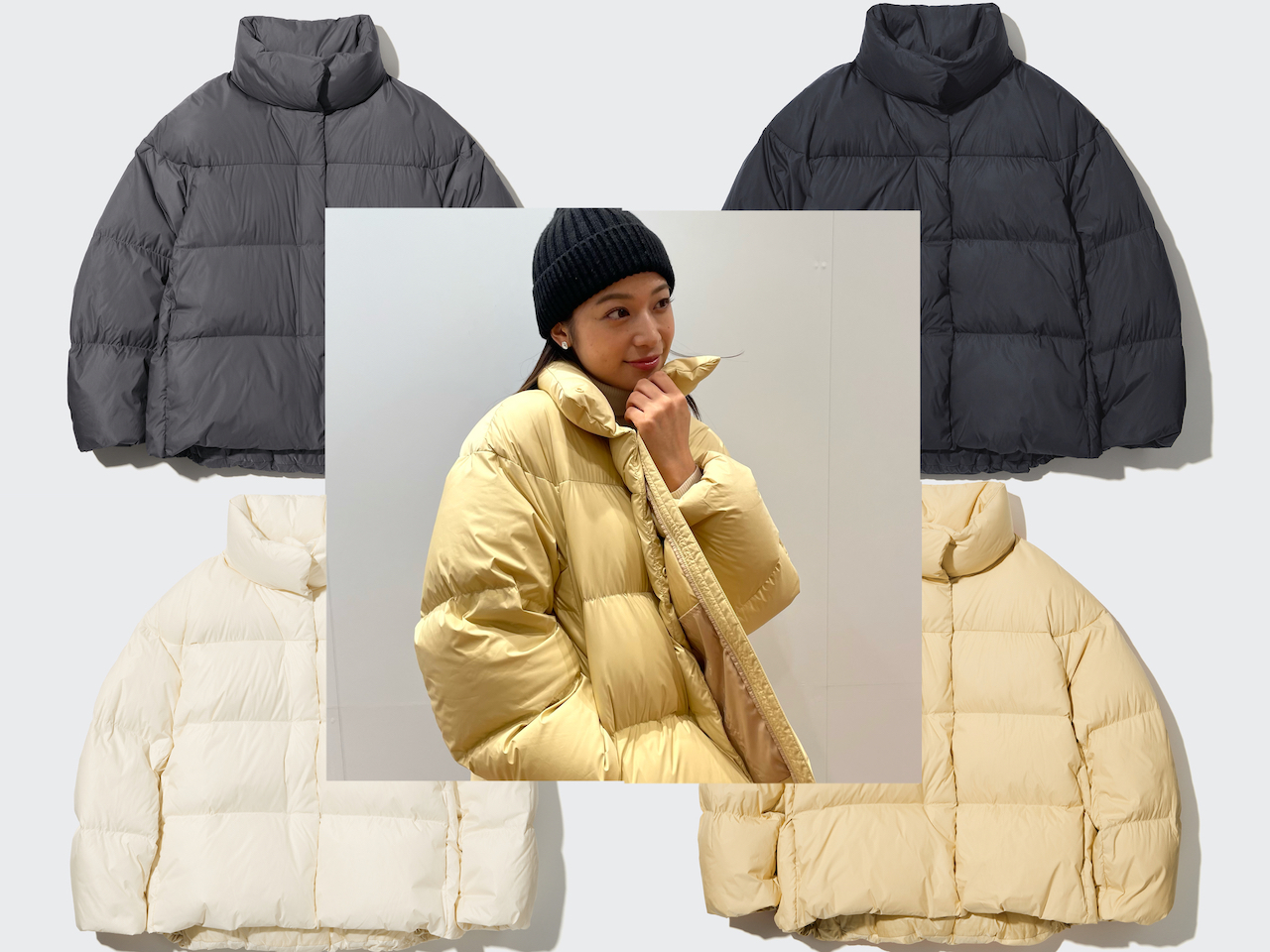 ユニクロ試着】この着心地…初めて♡新作「ダウンジャケット」のふわ