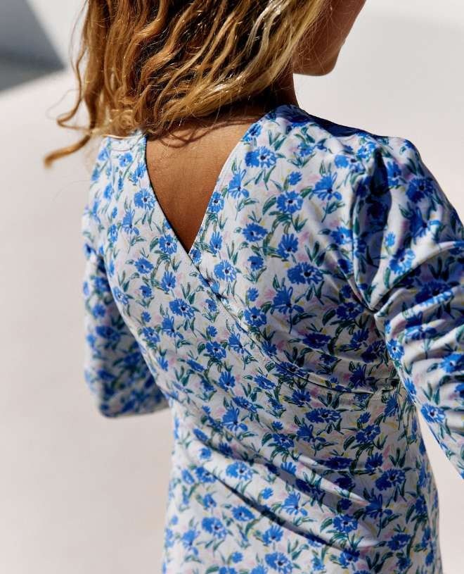 Sun protective swimsuit for girls and babies Misha in Springtime