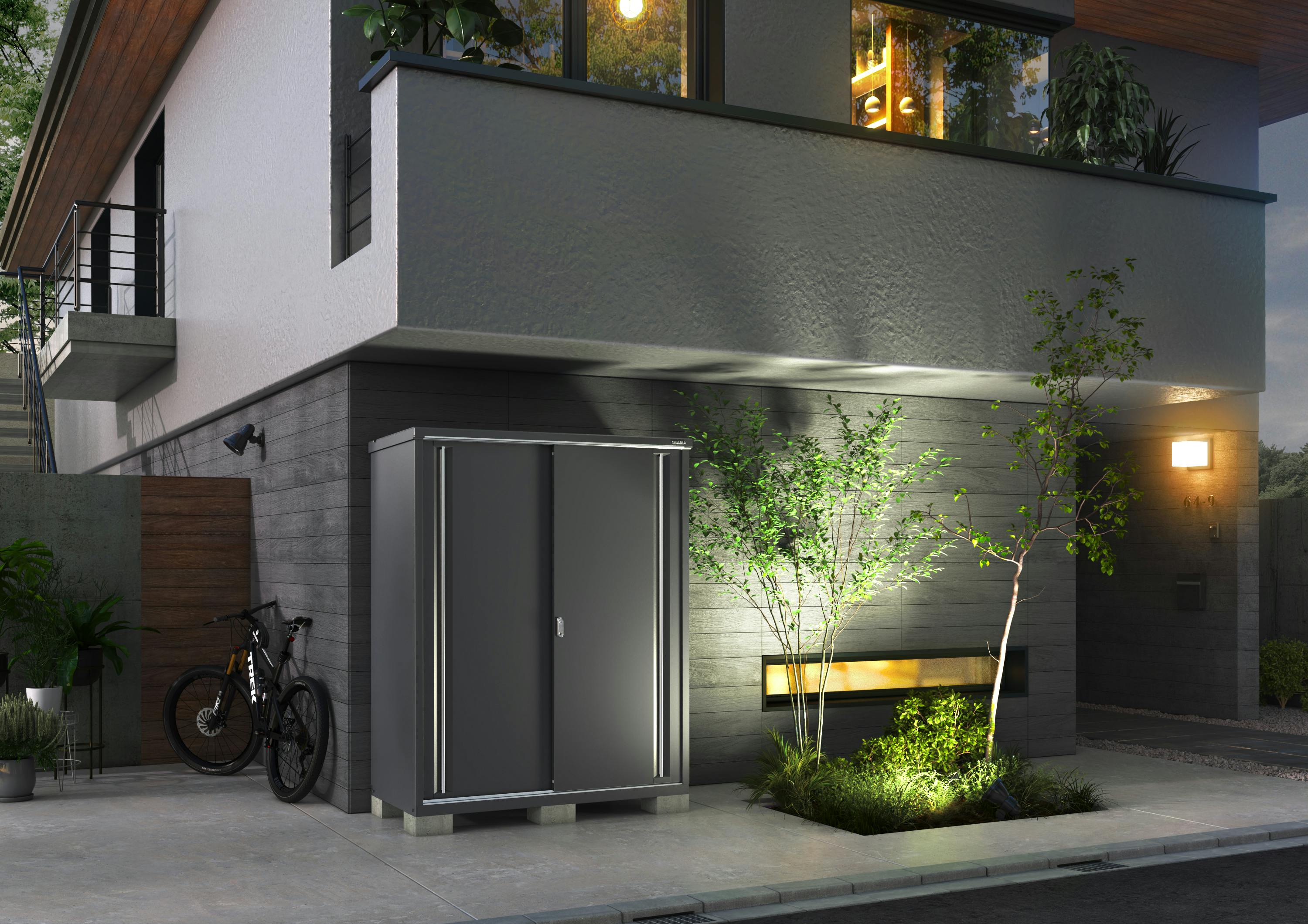 シンプリー MJX-217EP 幅218cm×奥行78.8cmサイズ|イナバの物置・倉庫