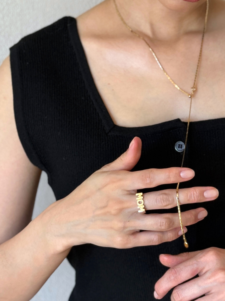 MARIA BLACK マリアブラック MOM RING Gold マムリング ゴールド – CALIDA