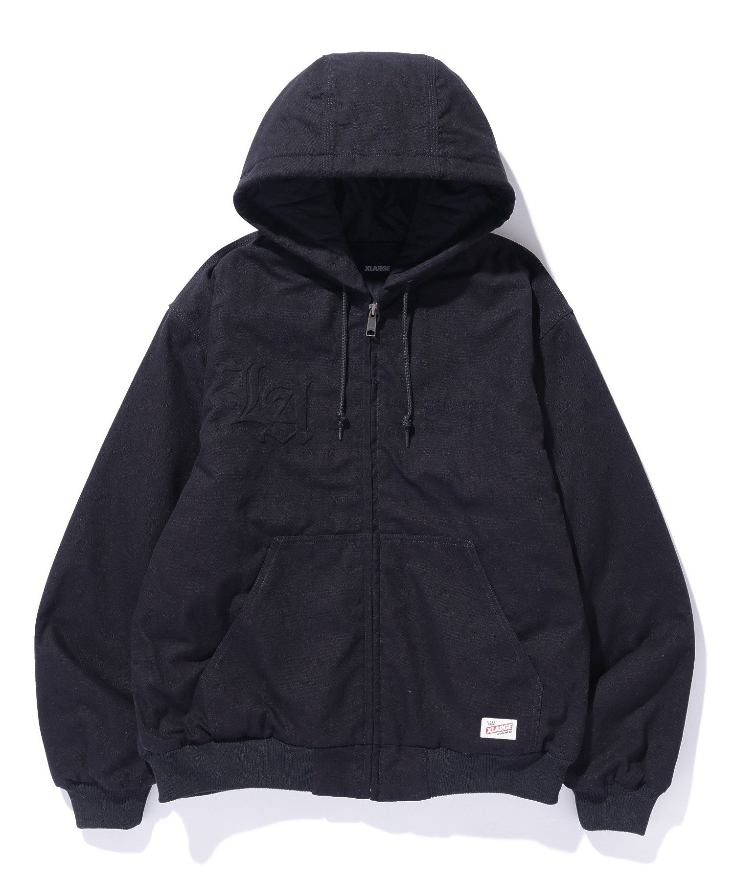 EMBOSSED OLD ENGLISH HOODED WORK JACKET – calif（カリフ）公式サイト