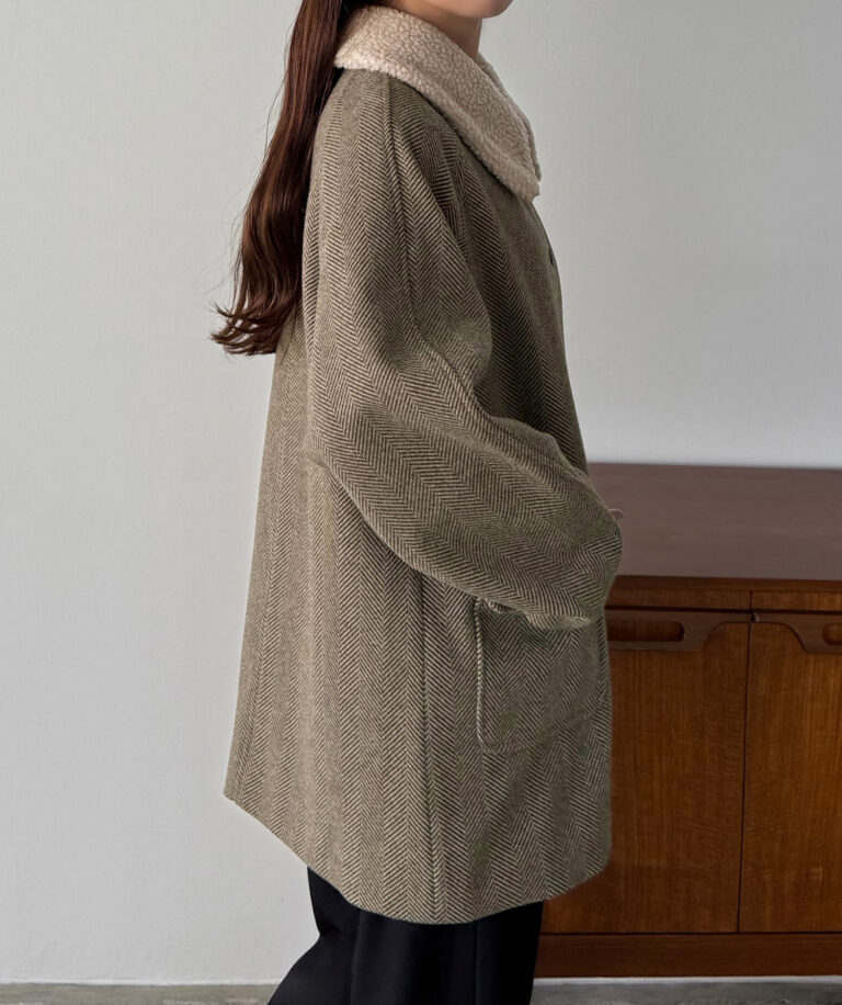 546】ボアカラーミドルコート | callautia(カラウティア)｜公式LOOKBOOK