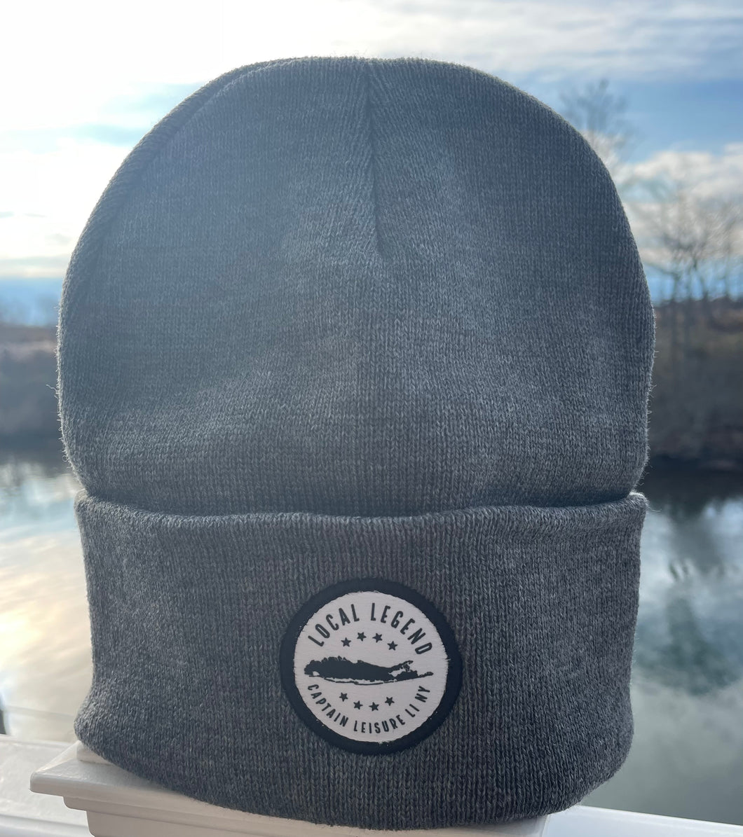 Local Legend Knit Hat - Gray – Captain Leisure LI
