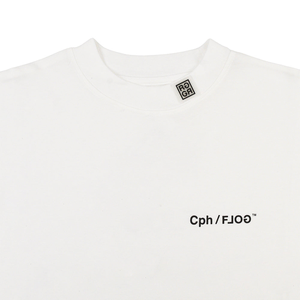 WOMEN] Cph/Golf×RUFFLOG SS MOCK NECK TEE WHITE – Cph/Golf™︎
