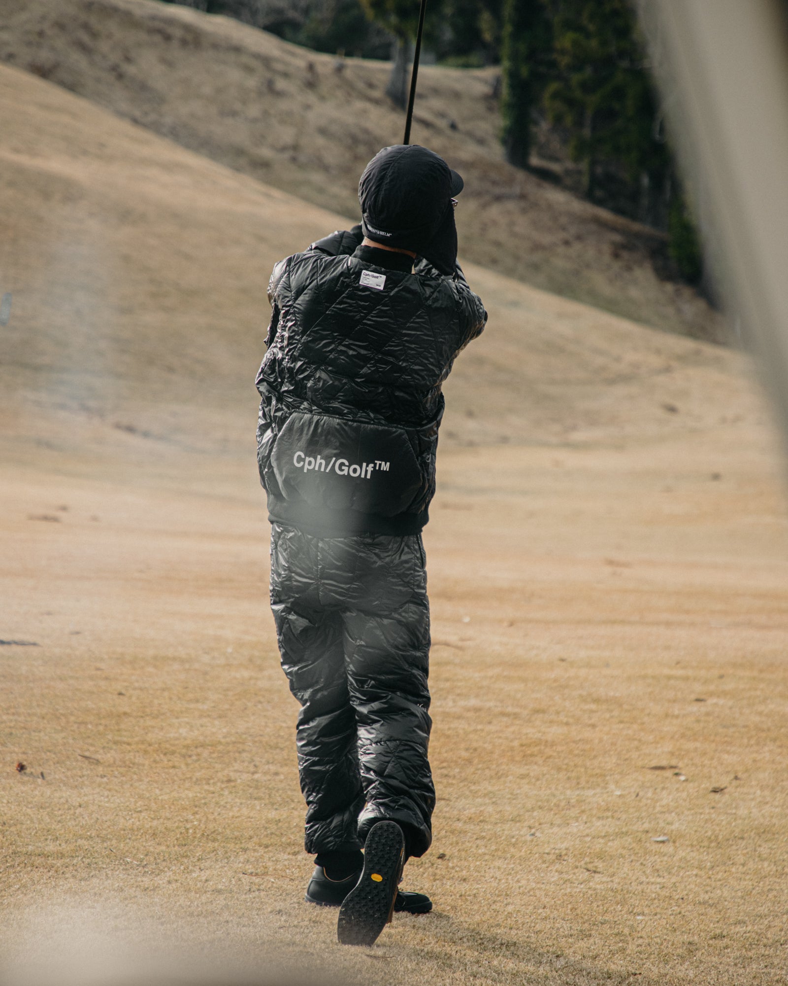 NANGA® × Cph/Golf™ #QLT DOWN P/O JACKET - BLACK - – Cph/Golf™︎