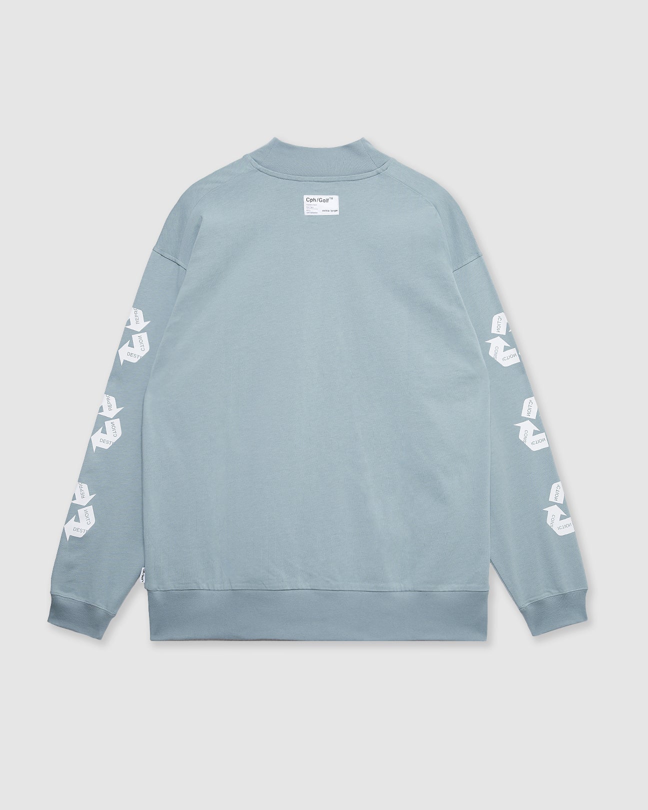 SWING-CYCLE LOGO MOCK NECK LS TEE - DUSTY GREEN - – Cph/Golf™︎
