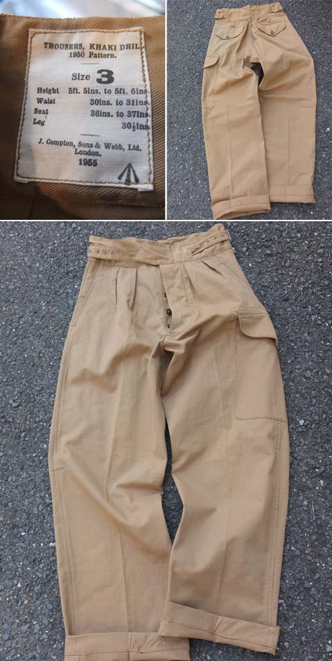 1950's DEAD STOCK “ BRITISH ARMY ” “ GURKHA TROUSERS （ グルカ