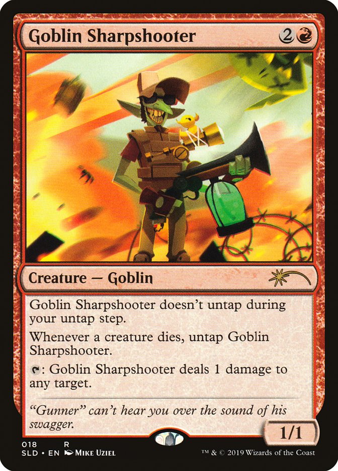 Goblin Sharpshooter · Secret Lair Drop (SLD) #18 · Scryfall Magic