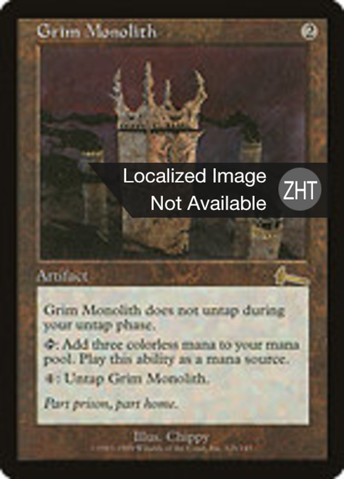 Grim Monolith · Urza's Legacy (ULG) #126 · Scryfall Magic: The