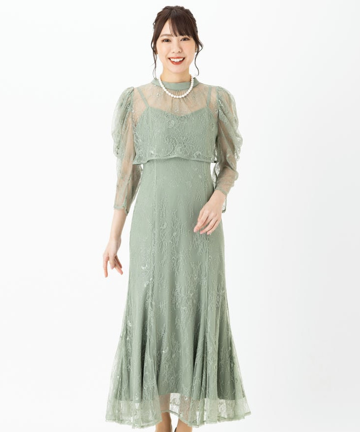 Dorry Doll ドリードール ボレロレイヤードレースドレス その他 x