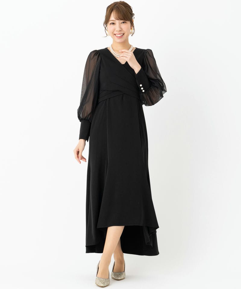 Dorry Doll ドリードール クロスデザインドレス ブラック系 | 結婚式