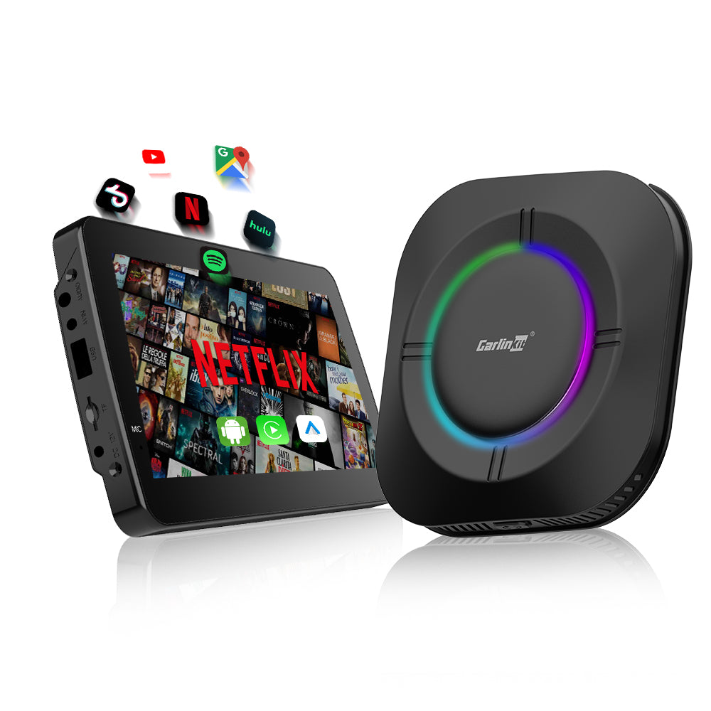 Carlinkit Multimedia Ai Box Tbox S2C LED 4+64G Qualcomm 6115 8