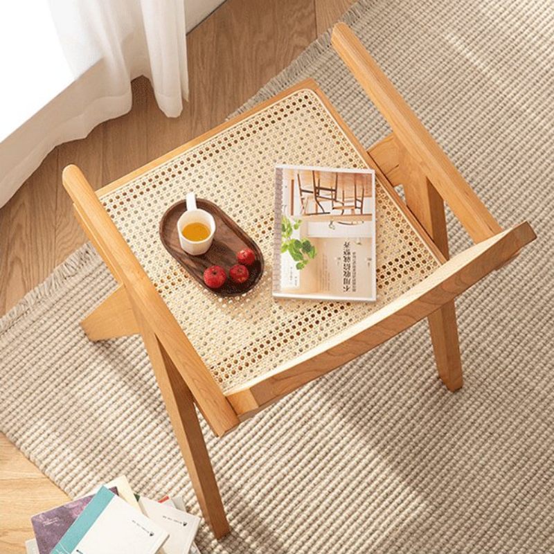 チェア 1脚 ラタン 椅子 カフェ風 籐編み ダイニングチェア リビング