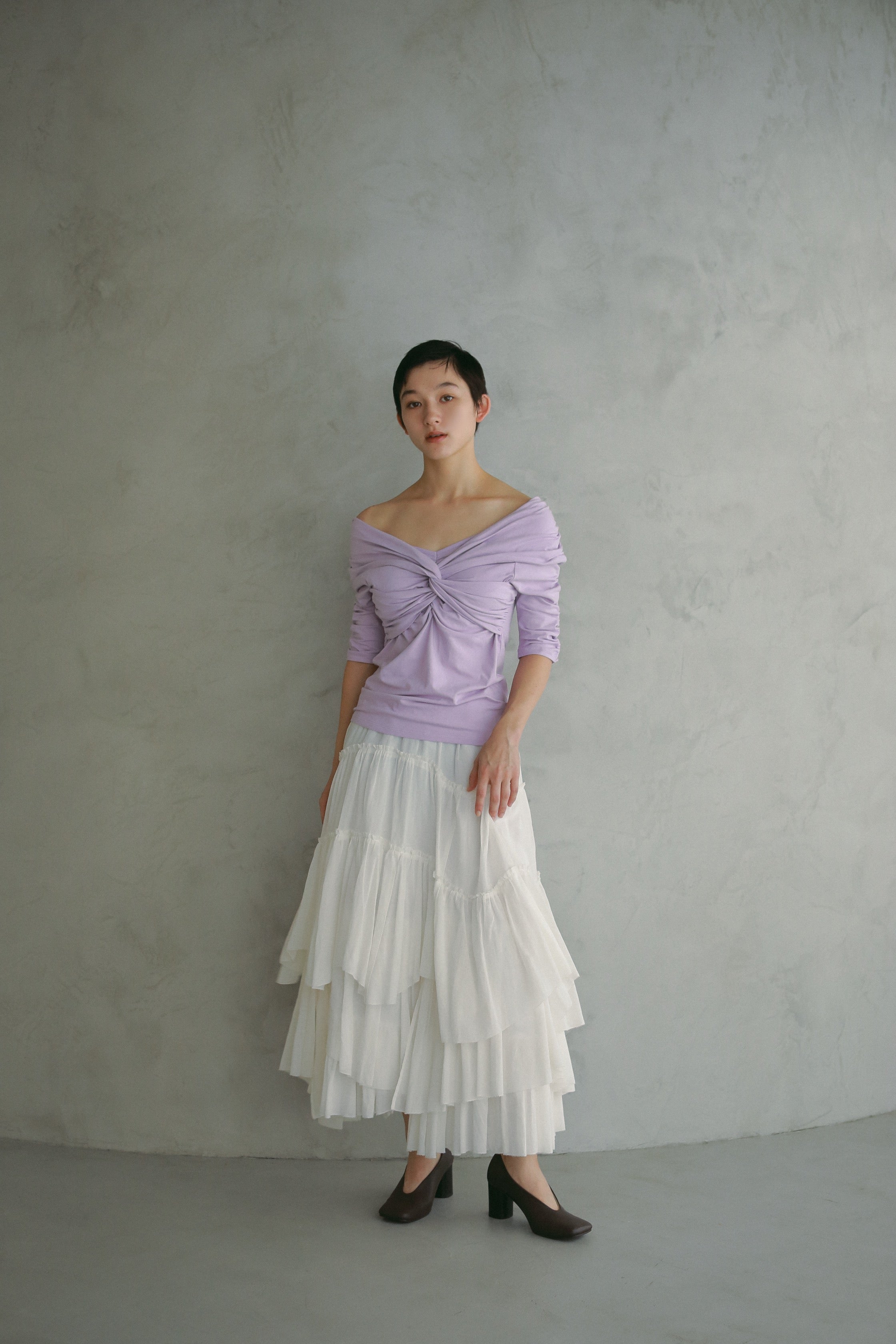 コットンティアードスカート – CASA FLINE