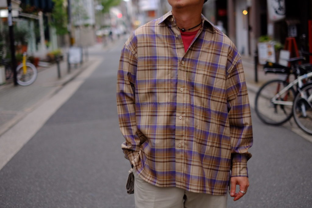 SUPER LIGHT WOOL CHECK SHIRTS (AURALEE) | CATHEDRAL（カセドラル）