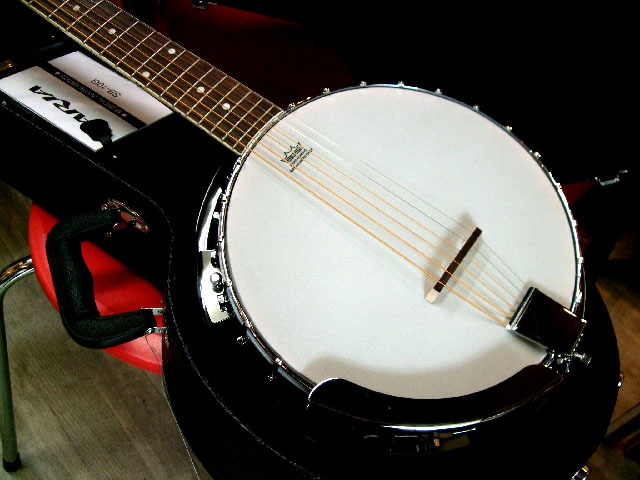 Aria SB-10G ギターバンジョー ハードケース付き GuitarBanjo SB10G