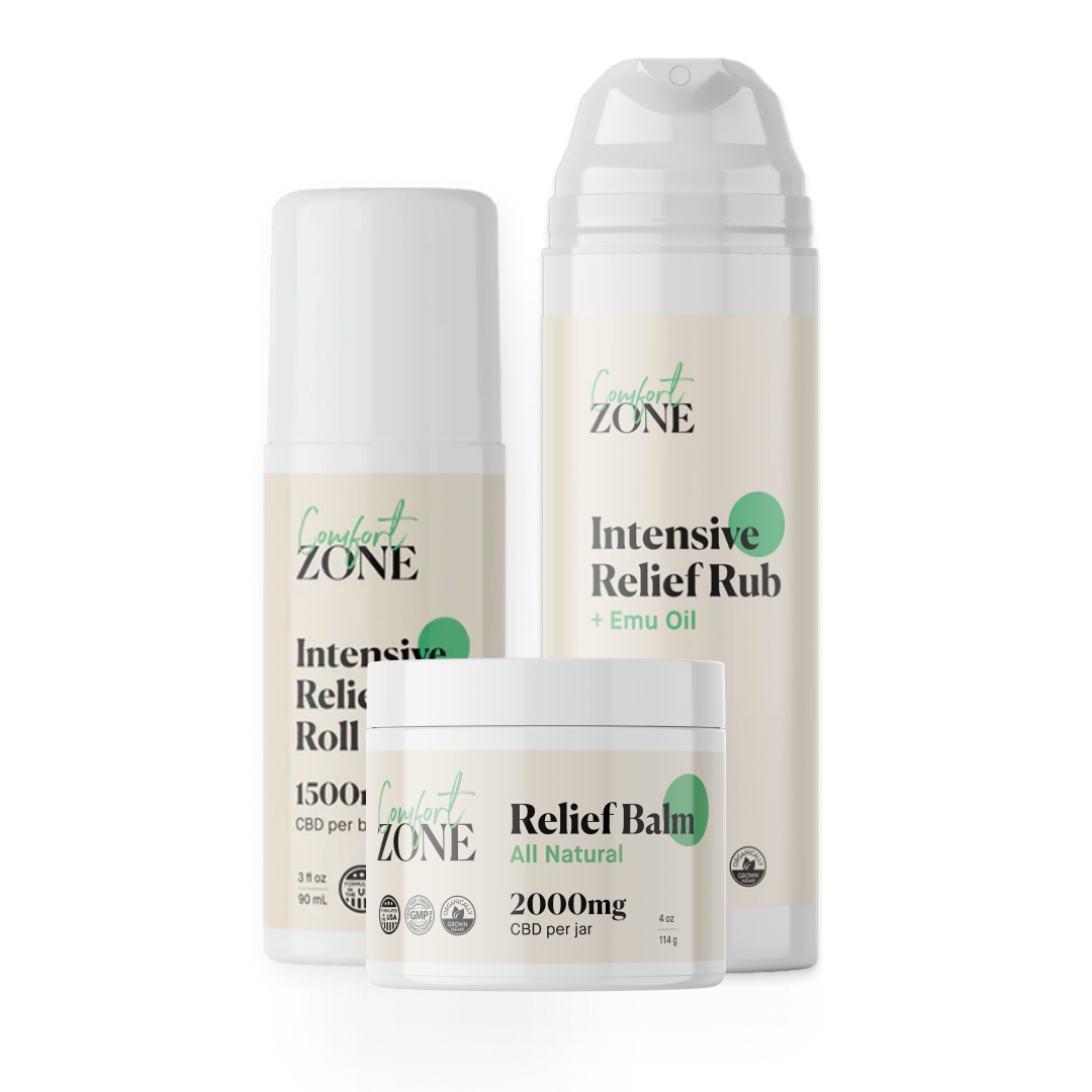 Buy CBD Cream for Natural Relief of Knee Pain - CBD Comfort Zone