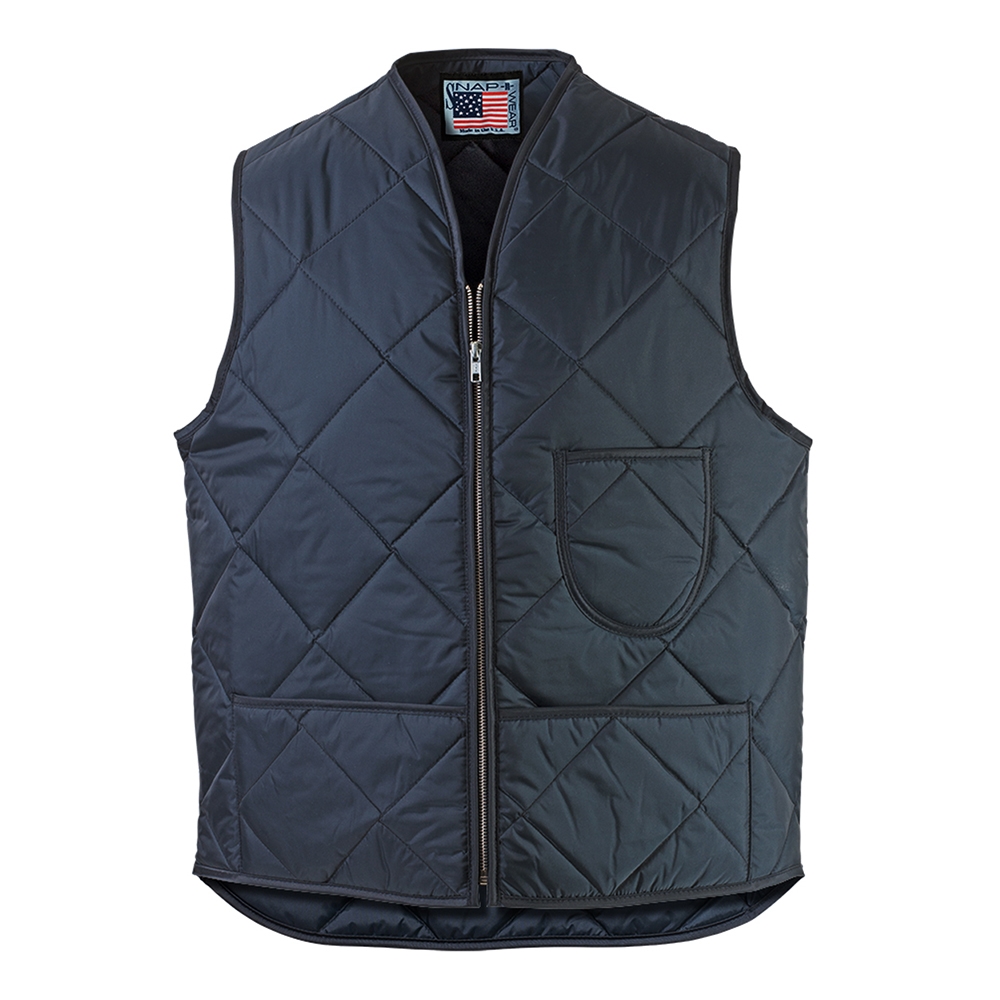 Snap N Wear Quilted Nylon Vest with Kidney Flap - 300