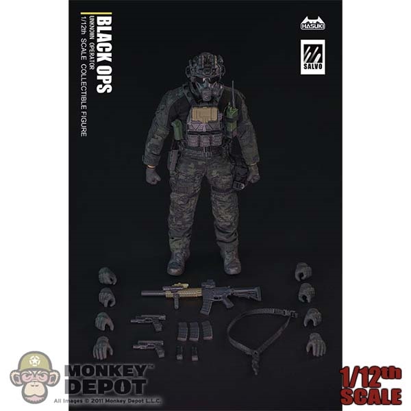 Monkey Depot - Hasuki 1/12th Salvo Series Black Ops (HAS-SA01)