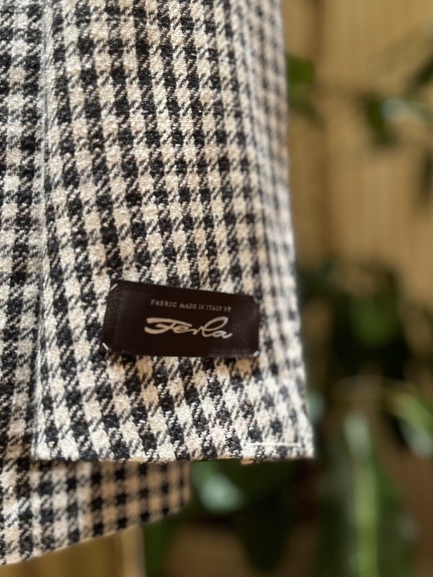 春夏に着るハウンドトゥースジャケット。〈FERLA〉｜ビームス ハウス