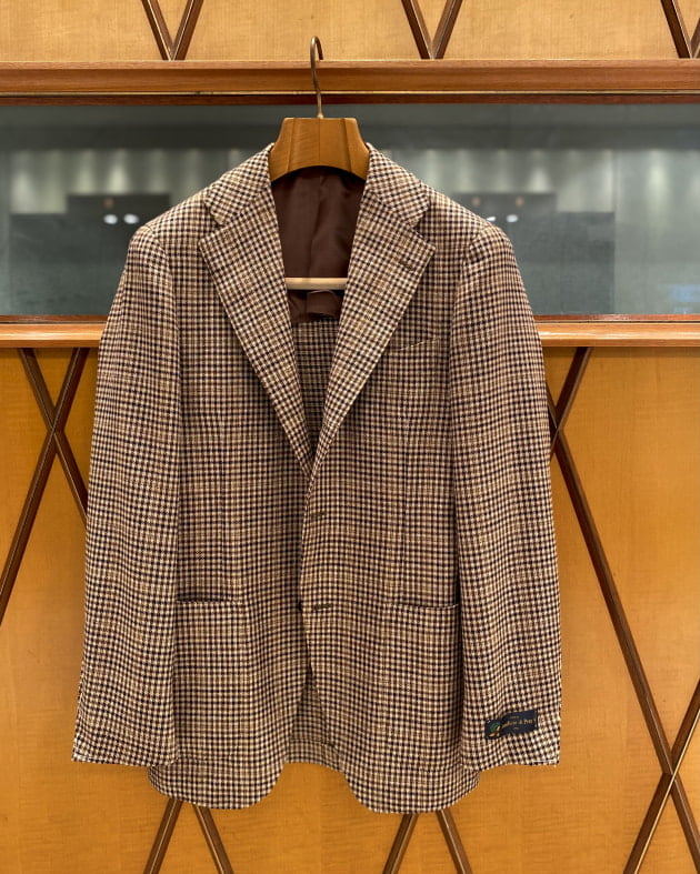 BEAMS F〉New Arrival シルクのガンクラブチェック｜ビームス ライフ