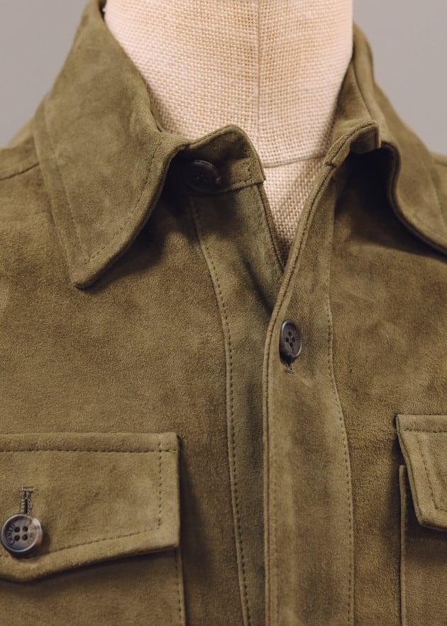 EMMETI〉スエードシャツジャケット｜ビームスF／インターナショナル