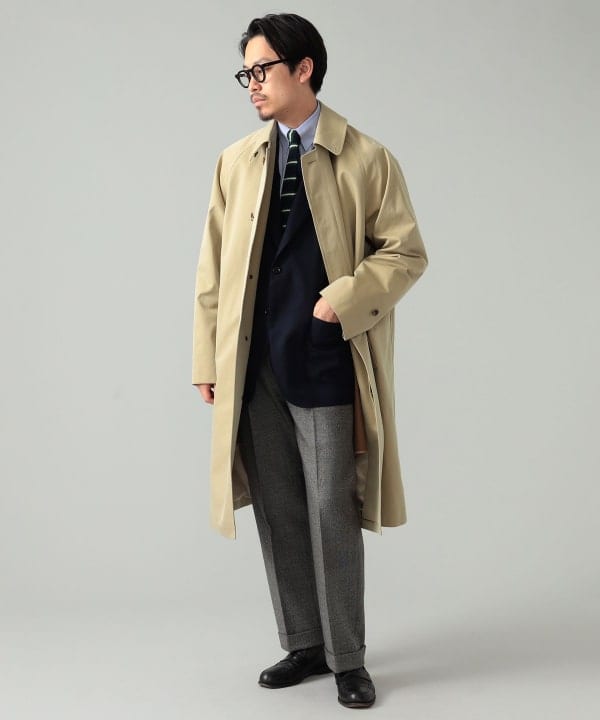 BEAMS F＞HARRIS TWEED バルカラーコート｜BEAMS F（ビームスF）｜BEAMS
