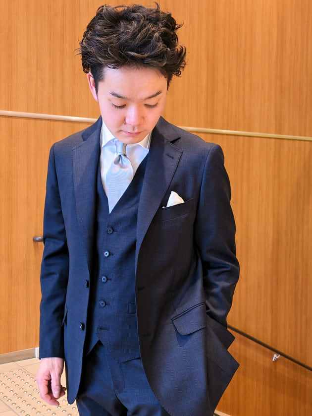 結婚式にはこれを着て行こう！メンズスーツの完全版結婚式コーデ