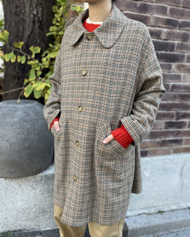 オリジナルのガンクラブチェック柄！ミドル丈のコートをご紹介