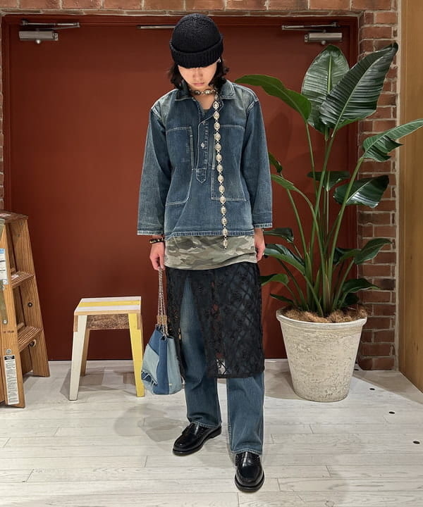 3/6(木)発売、 BEAMS BOY 別注 BUZZ RICKSON's USED DENIM PULLOVER&