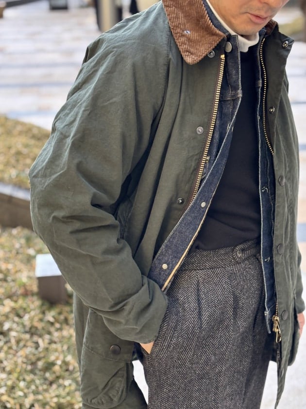 Barbour〉匂いとオイルをあまり気にしなくても済むであろう、別注の