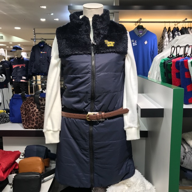 ボア×中綿ワンピース♪｜ビームス ゴルフ 松坂屋名古屋店｜BEAMS
