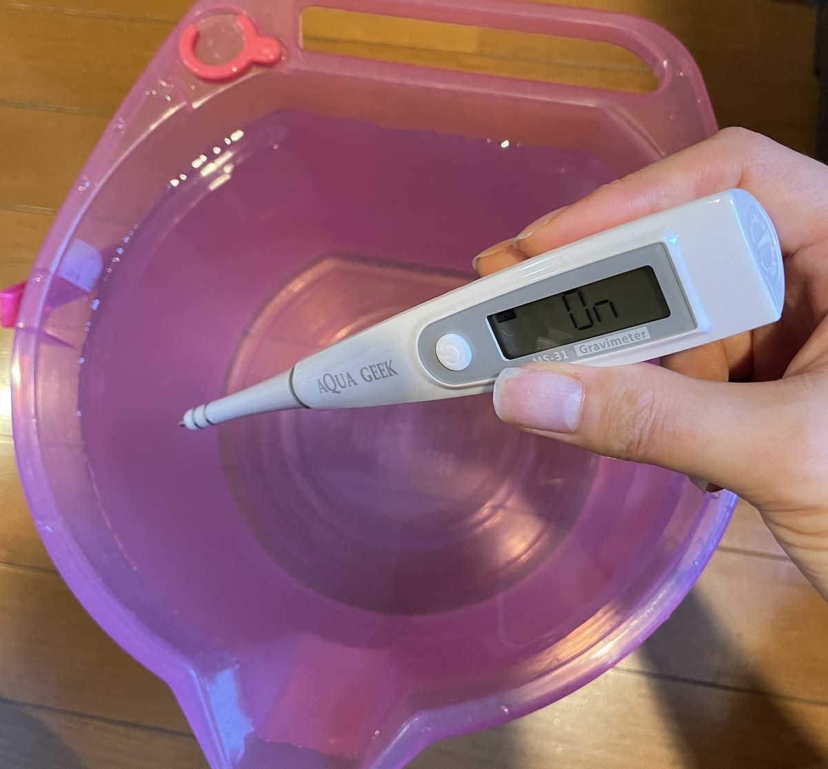 デジタル比重・塩分濃度計 MS-31」の使用感 - 淡水海水30cm生活