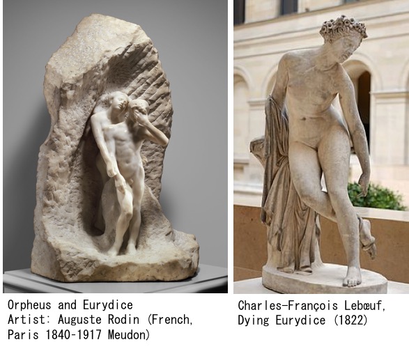 エウリュディケー 竪琴の名手オルペウス（オルフェウス）の妻として