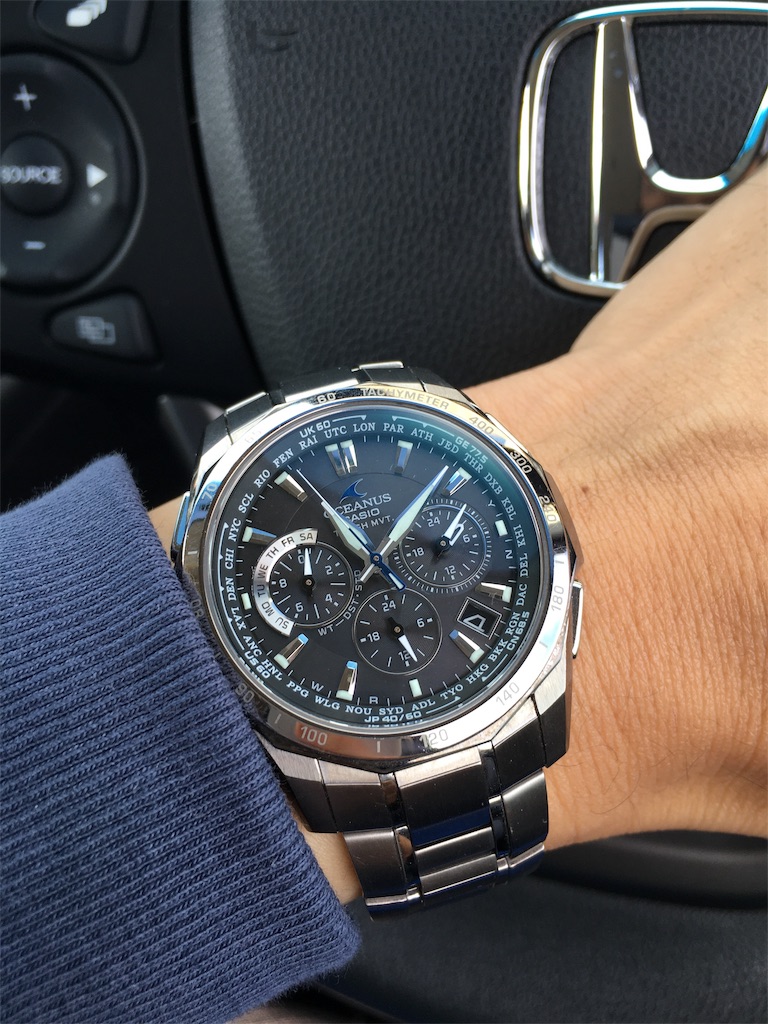 オシアナス マンタOCW-S1300 Oceanus Manta 5031 - 古時計にワニ革着せて