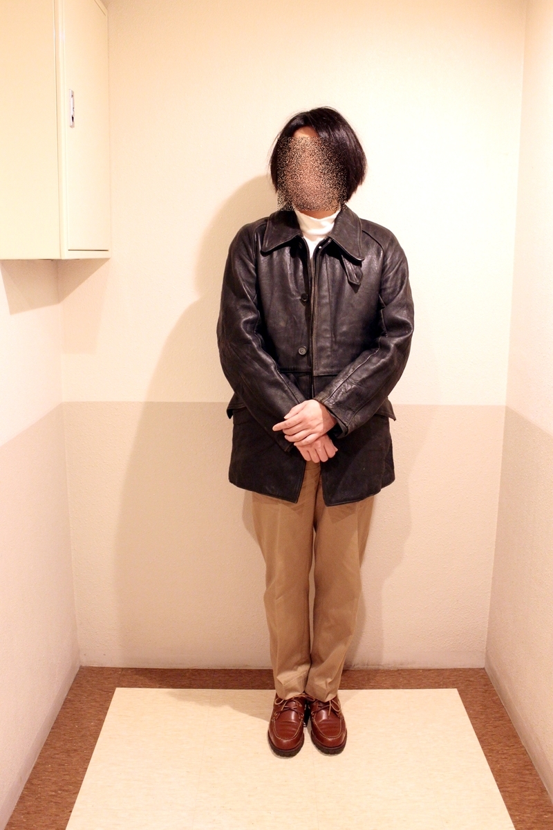 50s-60s GVF IMPERCUIR GRAULHET LEATHER JACKET / ヴィンテージ