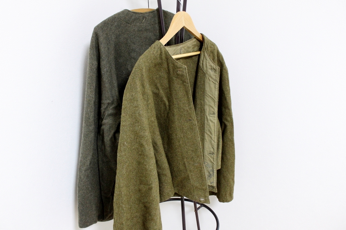 40s-50s FRENCH ARNY WOOL LINER for MOTORCYCLE OVERCOAT 1