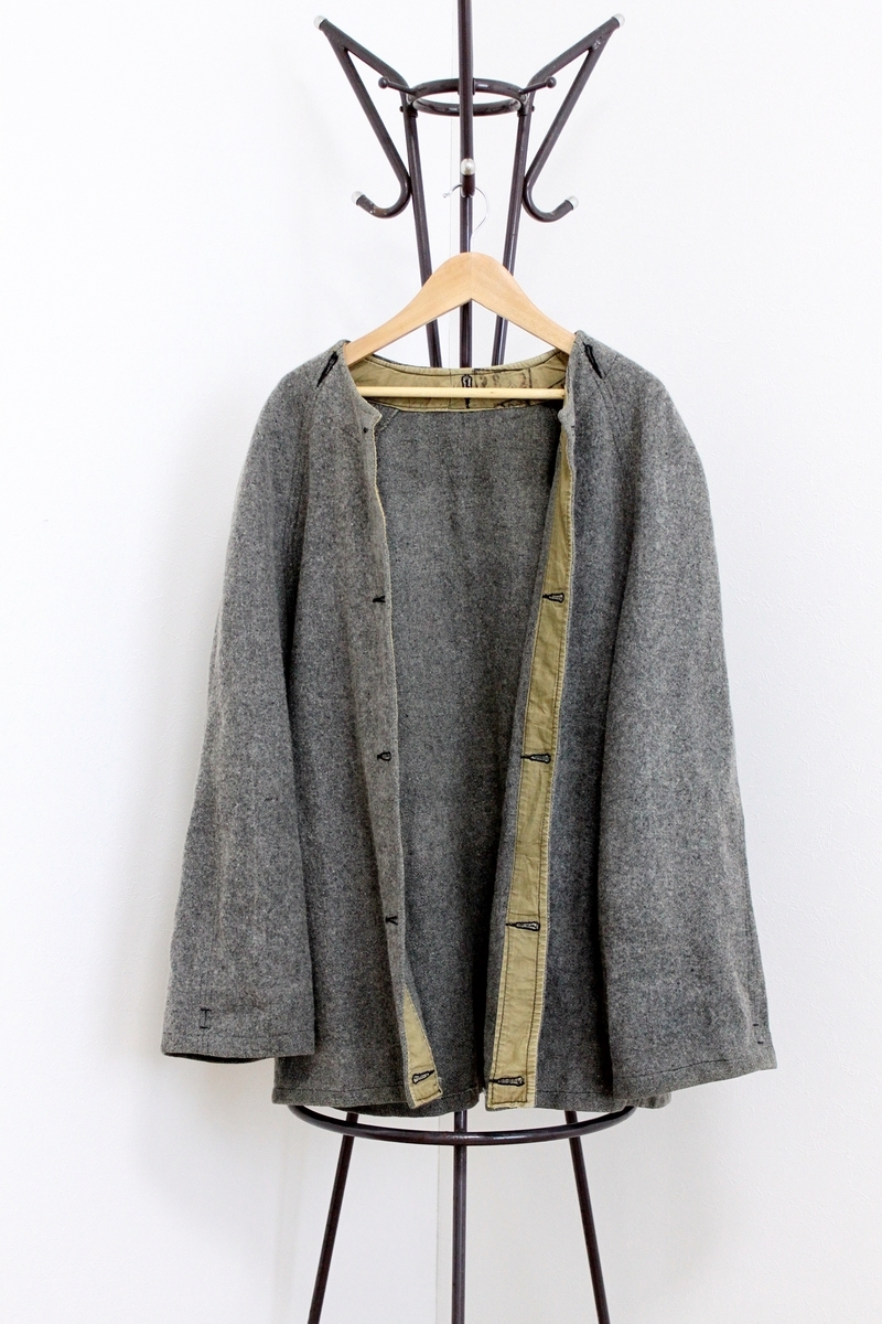 40s-50s FRENCH ARMY WOOL LINER for M38 MOTORCYCLECOAT 2