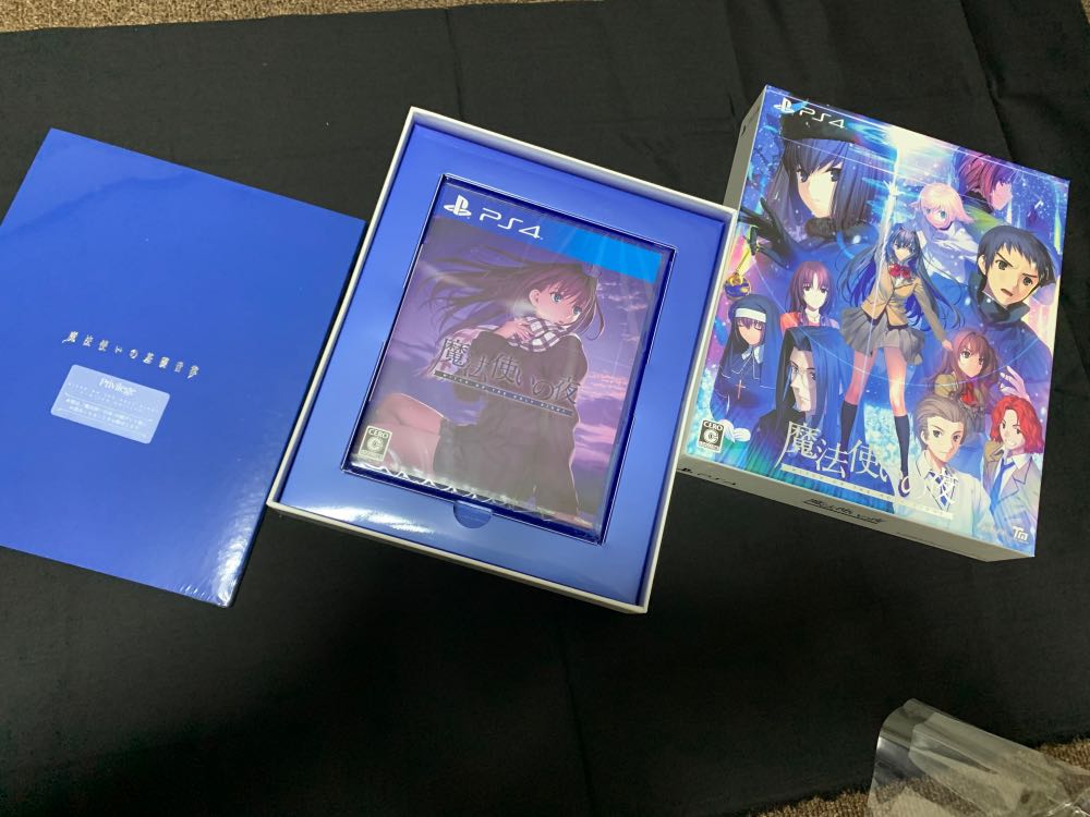 魔法使いの夜】PS4版初回限定版＆店舗特典が届いたので開封しました