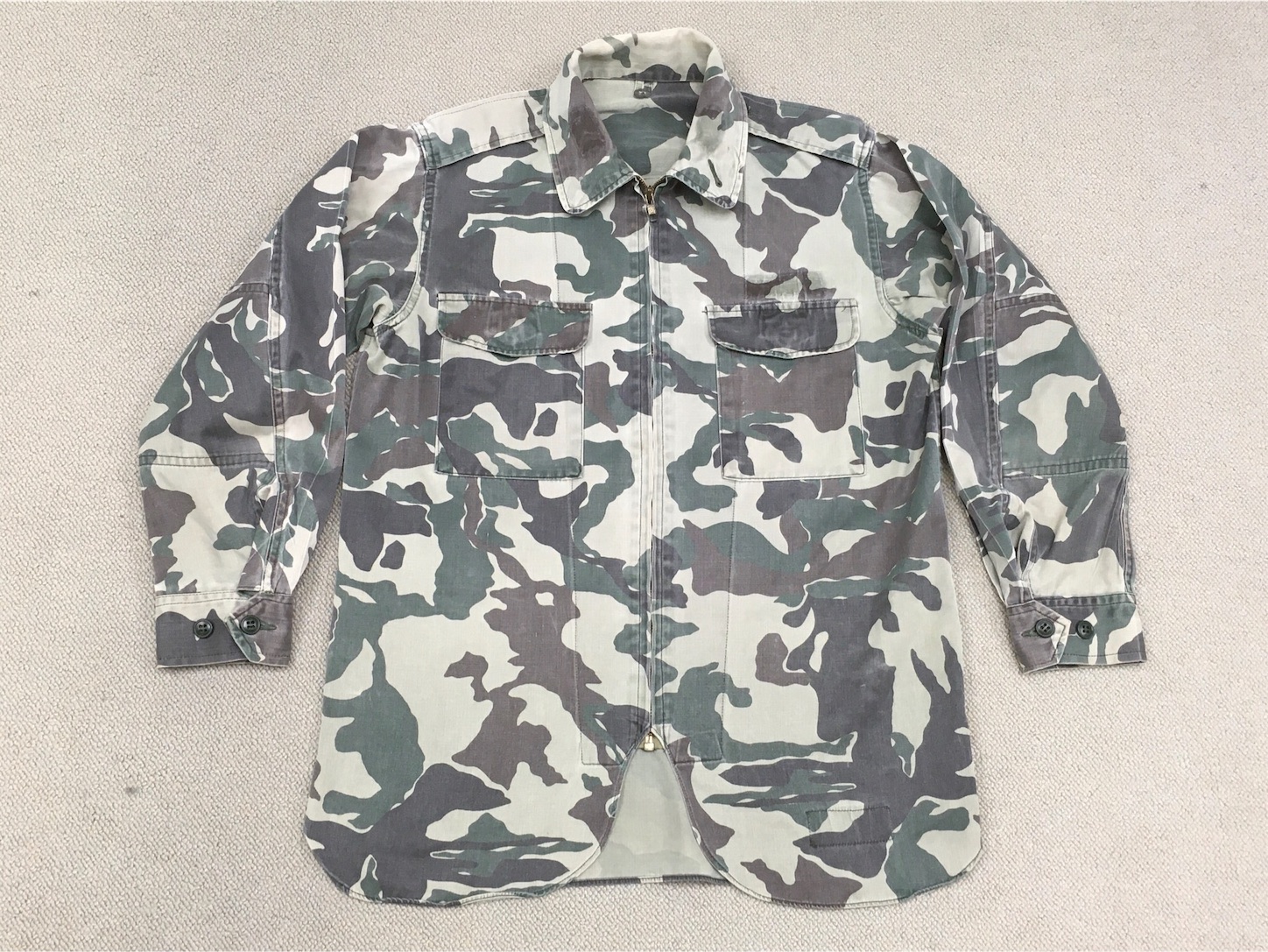 劇的な褪色！【自衛隊装備品】陸上自衛隊迷彩服1型（末期熊笹迷彩・PX